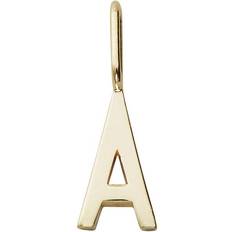 Charms & Anheng Design Letters Archetype Charm 10mm A-Z - Gold