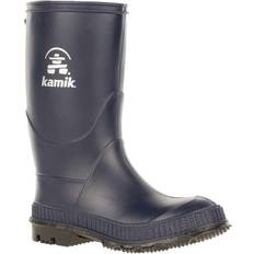 Rain Boots Children's Shoes Kamik Kid's The Stomp Rain Boot - Navy/Black
