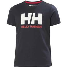 Barneklær Helly Hansen Jr Logo T-shirt - Navy (41709-597)
