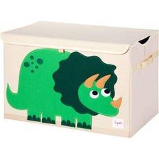 Beige Kister 3 Sprouts Dinosaur Toy Chest