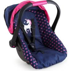 Bayer Deluxe Car Seat with Cannopy Hood & Unicorn Design