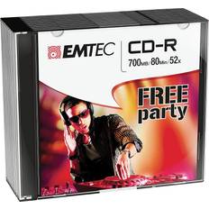 Emtec CD-R 700MB 52x Slimcase 10-Pack