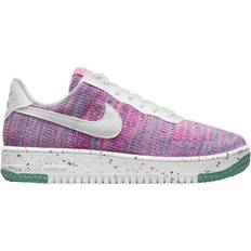 Air force 1 flyknit Nike Air Force 1 Crater Flyknit W - Fuchsia Glow/Pink Blast/Green Glow/White