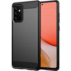 Mobiltilbehør Insmat Carbon and Steel Style Back Cover for Galaxy A72