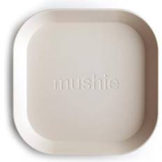 Mushie Square Dinnerware Plates 2-pack