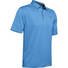 Golf Tops Under Armour Tech Polo Shirt Men - Carolina Blue/Pitch Gray
