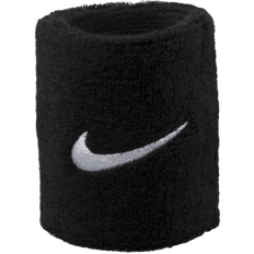 Damen Schweißband Nike Swoosh Wristband 2-pack - Black/White