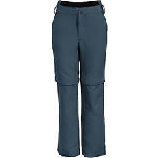 Vaude Children's Clothing Vaude Kid's Detective Stretch Zip-Off Pants - Steelblue (422613030920)