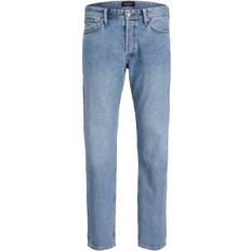 Herre - W34 Jeans Jack & Jones Chris Original CJ 920 Loose Fit Jeans - Blue/Denim Blue