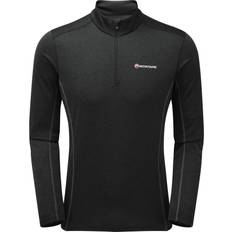 Montane Clothing Montane Dart Zip-Neck T-shirt - Black