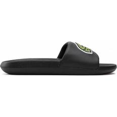 Lacoste Unisex Schuhe Lacoste Croco Slides - Black/Green