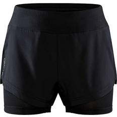 Dame Shorts Craft Sportswear Adv Essence 2-in-1 Shorts Women - Black