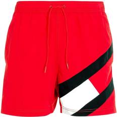 Bademode Tommy Hilfiger Colour Blocked Slim Fit Mid Length Swim Shorts - Primary Red