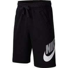 Pants Children's Clothing Nike Older Kid's Sportswear Club Fleece Shorts - Black/Black (CK0509-010)