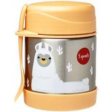 3 Sprouts Llama Stainless Steel Food Jar