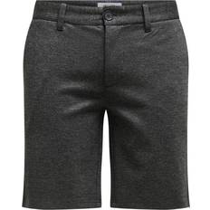 Viskose Shorts Only & Sons mark Shorts - Grey/Dark Grey Melange