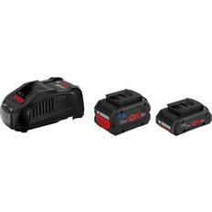 LiFePO4 Batterien & Akkus Bosch 1xProCORE18V 4.0AH + 1xProCORE18V 5.5AH + GAL 1880 CV Professional
