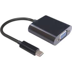 MicroConnect USB C-VGA 3.1 M-F 0.2m