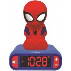 Superhelter Belysning Lexibook Spider Man Nightlight Alarm Clock Nattlampe