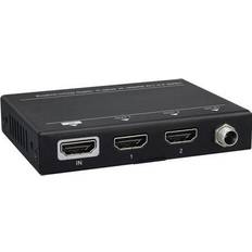 HDMI-2HDMI/USB Micro B Splitter F-F Adapter
