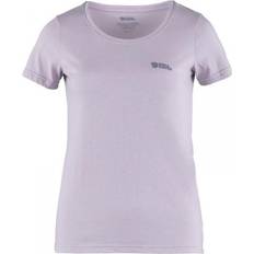 Dame - Lilla T-skjorter Fjällräven Logo T-shirt W - Pastel Lavender