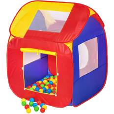 Stoffspielzeug Bällebad-Sets tectake Play Tent with 200 Balls Pop Up Tent - 200 bollar
