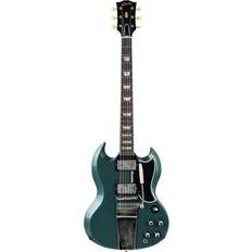 Gibson Electric Basses Gibson 4 SG Standard w/ Maestro Light Aged Antique Pelham Blue