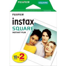 62 x 62 mm (Instax Square) Analoge kameraer Fujifilm Instax Square Film 20 Pack