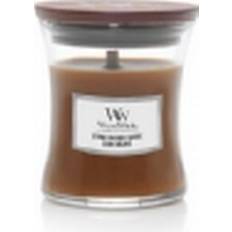 Woodwick Stone Washed Suede Small Duftlys 85g