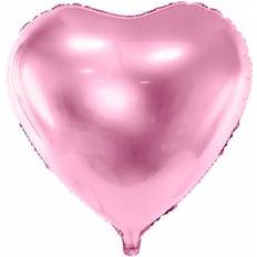 PartyDeco Foil Ballons Heart Light Pink