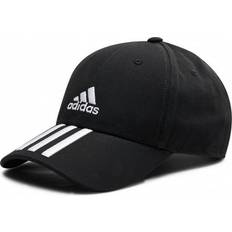 Adidas Herren Caps adidas Baseball 3-Stripes Twill Cap Unisex - Black/White/White