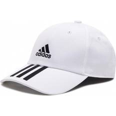 Adidas Herren Caps adidas Baseball 3-Stripes Twill Cap Unisex - White/Black/Black