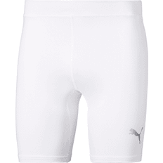 Men - White Base Layer Pants Puma Liga Baselayer Short Tights Men - White