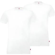 Levi's Herre - W32 Klær Levi's Slim Fit Crewneck T-shirt 2-pack - White