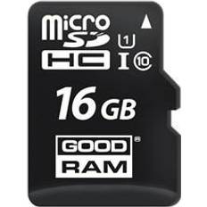 16 GB - SD Minnekort & minnepenner GOODRAM M1AA MicroSDHC Class 10 UHS-I U1 100/10MB/s 16GB