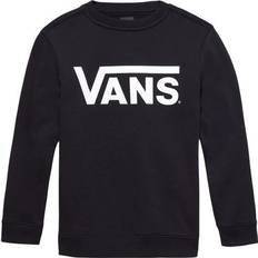 L Overdeler Vans Boy's Classic Crew Sweatshirt - Black/White (VN0A36MZY281)