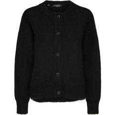 Dame Cardigans Selected Wool Blend Cardigan - Black