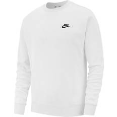 Herren - Sweatshirts Pullover Nike Sportswear Club Fleece - White/Black
