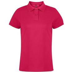 ASQUITH & FOX Women’s Classic Fit Polo Shirt - Hot Pink