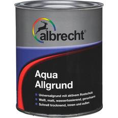 Albrecht Aqua Allgrund Metallfarbe Weiß 0.75L