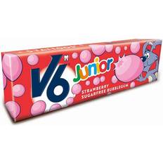 Tyggegummi V6 Junior Bubblegum Strawberry 22g 5st