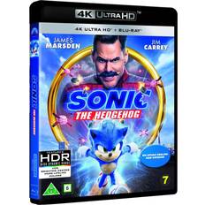 Komedier Filmer Sonic The Hedgehog (4K Ultra HD + Blu-Ray)