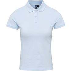 Premier Women's Coolchecker Plus Pique Polo Shirt - Light Blue