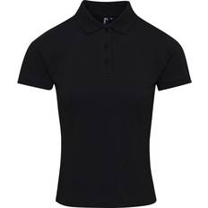 Premier Women's Coolchecker Plus Pique Polo Shirt - Black