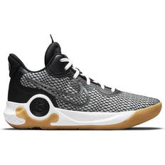 Men - Nike Kevin Durant Basketball Shoes Nike KD Trey 5 IX M - Black/White/Gum Light Brown/Metallic Cool Grey