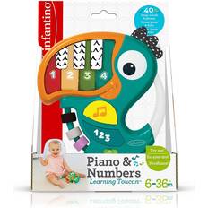Infantino Spielzeugklaviere Infantino Piano & Numbers Learning Toucan