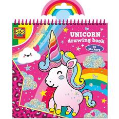 Einhörner Aufkleber SES Creative Unicorn Colouring Book 00111