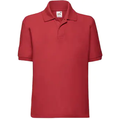 Fruit of the Loom Kid's 65/35 Pique Polo Shirt (2-pack) - Red