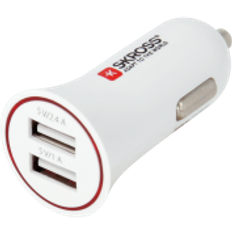 Skross Batterien & Akkus Skross Dual USB Car Charger