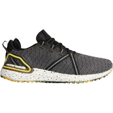 Adidas Men Golf Shoes adidas Solarthon Primegreen Spikeless - Core Black/Sonic Fuchsia/Solar Gold